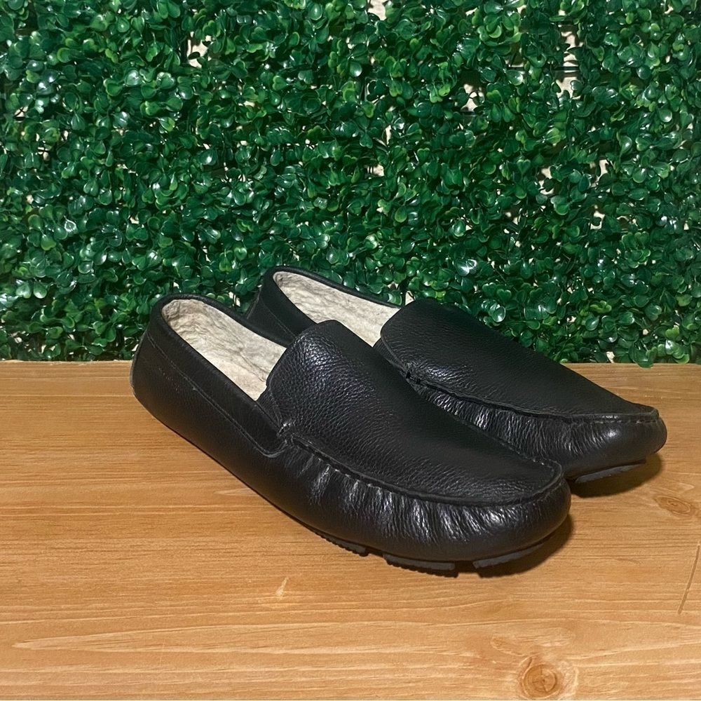 Rock‎ Port Mens Leather Black Loafers